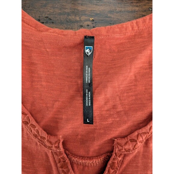 Kuhl Shay Tank Size L Burnt Orange Sleeveless Top - Picture 5 of 10